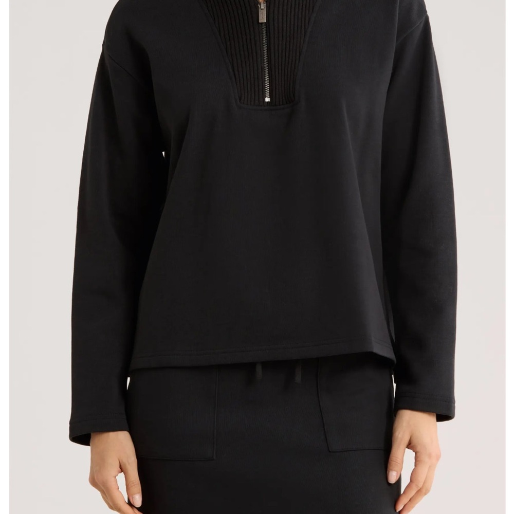 Splendid Women’s Quarter-Zip Sweater